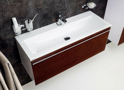 Тумба под раковину Ravak SD Clear 100 X000000760 подвесная Белая Вишня