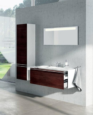 Тумба под раковину Ravak SD Clear 100 X000000760 подвесная Белая Вишня