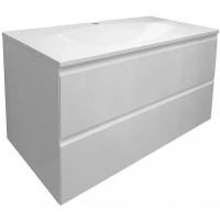 Тумба с раковиной Эстет Malta 100 ФР-00007060 подвесная Белая, купить, цена, заказать, магазин, доставка, скидка, промокод, купить, цена, заказать, магазин, доставка, скидка, промокод