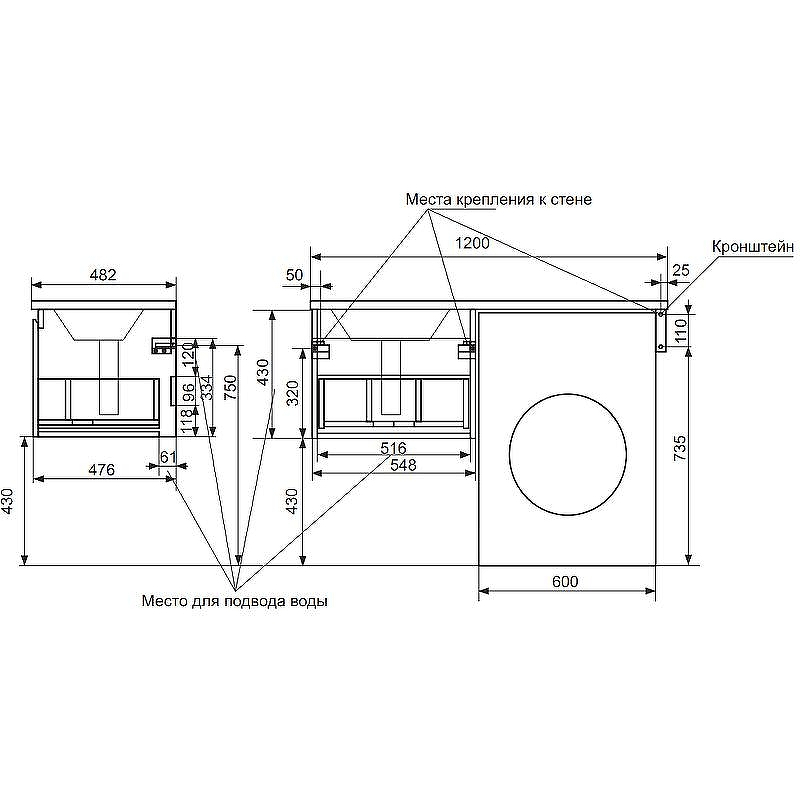 Тумба с раковиной Эстет Dallas Luxe 120 R ФР-00001926 подвесная Белая, купить, цена, заказать, магазин, доставка, скидка, промокод, купить, цена, заказать, магазин, доставка, скидка, промокод