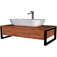 Тумба под раковину 1MarKa Grunge Loft 70П Ц0000015940 подвесная Дуб Вотан, купить, цена, заказать, магазин, доставка, скидка, промокод, купить, цена, заказать, магазин, доставка, скидка, промокод