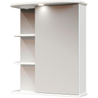 Зеркальный шкаф Onika Карина 60.01 R 206010 с подсветкой Белый, купить, цена, заказать, магазин, доставка, скидка, промокод, купить, цена, заказать, магазин, доставка, скидка, промокод