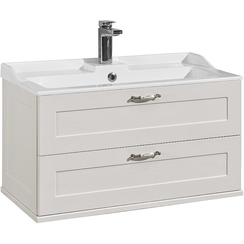 Тумба под раковину Aquaton Леон 80 1A186301LBPS0 подвесная Дуб белый, купить, цена, заказать, магазин, доставка, скидка, промокод, купить, цена, заказать, магазин, доставка, скидка, промокод