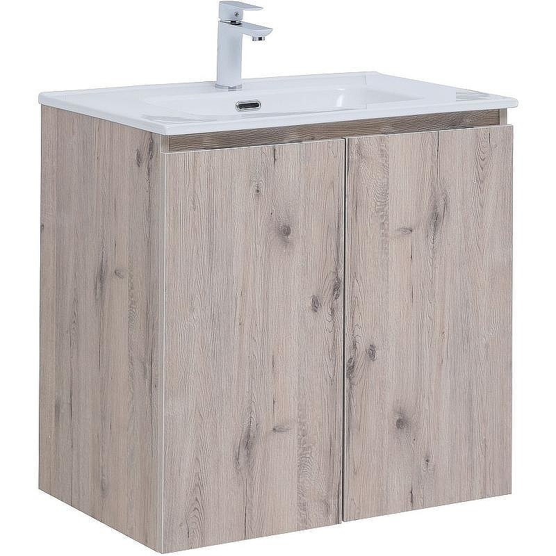 Тумба под раковину Aquanet Алвита New 70 303906 подвесная Дуб веллингтон белый, купить, цена, заказать, магазин, доставка, скидка, промокод, купить, цена, заказать, магазин, доставка, скидка, промокод