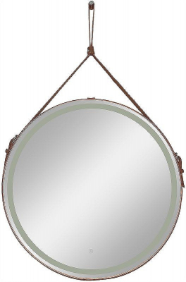 Зеркало Континент Millenium D 800 ЗЛП1378 с подсветкой Коричневое с сенсорным выключателем