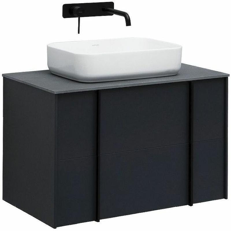 Тумба под раковину Allen Brau Reality 80 1.32005.AM подвесная Антрацит матовый, купить, цена, заказать, магазин, доставка, скидка, промокод, купить, цена, заказать, магазин, доставка, скидка, промокод