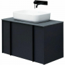 Тумба под раковину Allen Brau Reality 80 1.32005.AM подвесная Антрацит матовый, купить, цена, заказать, магазин, доставка, скидка, промокод, купить, цена, заказать, магазин, доставка, скидка, промокод