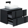 Тумба под раковину Allen Brau Reality 80 1.32005.AM подвесная Антрацит матовый, купить, цена, заказать, магазин, доставка, скидка, промокод, купить, цена, заказать, магазин, доставка, скидка, промокод