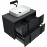 Тумба под раковину Allen Brau Reality 80 1.32005.AM подвесная Антрацит матовый, купить, цена, заказать, магазин, доставка, скидка, промокод, купить, цена, заказать, магазин, доставка, скидка, промокод