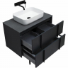 Тумба под раковину Allen Brau Reality 80 1.32005.AM подвесная Антрацит матовый, купить, цена, заказать, магазин, доставка, скидка, промокод, купить, цена, заказать, магазин, доставка, скидка, промокод