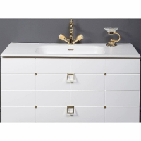 Тумба под раковину Boheme Armadi Art Vallessi Avangarde Piazza 80 841-080-WG подвесная Белый Золото, купить, цена, заказать, магазин, доставка, скидка, промокод, купить, цена, заказать, магазин, доставка, скидка, промокод