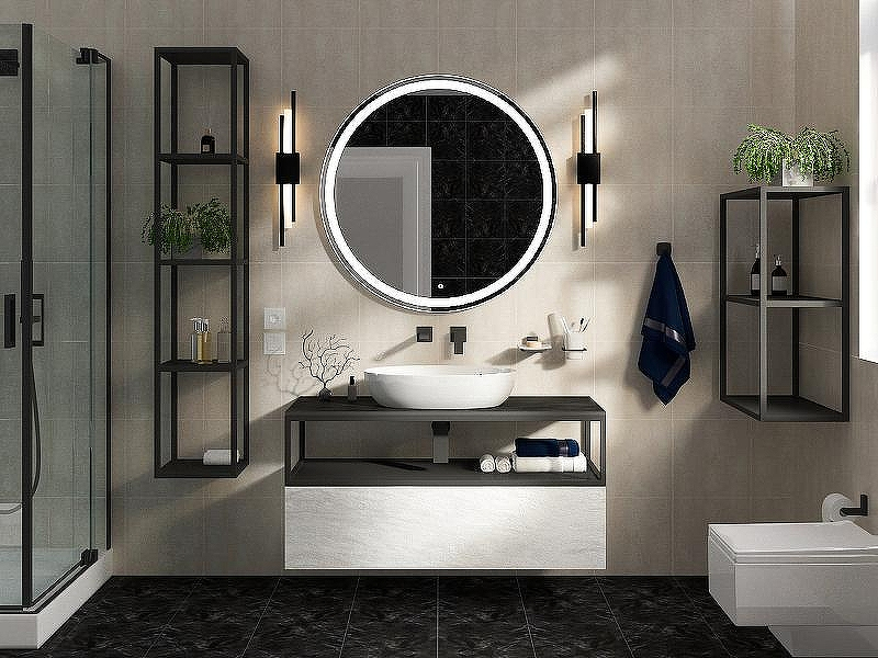 Консоль под раковину Cezares Cadro 120 CADRO-120/46/30-1C-SO-MET-ST Черная матовая, купить, цена, заказать, магазин, доставка, скидка, промокод, купить, цена, заказать, магазин, доставка, скидка, промокод