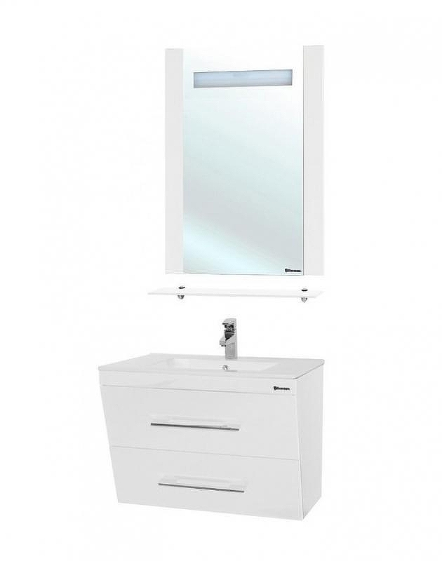 Зеркало Bellezza Берта 90 4610715050014 с подсветкой Белое, купить, цена, заказать, магазин, доставка, скидка, промокод, купить, цена, заказать, магазин, доставка, скидка, промокод