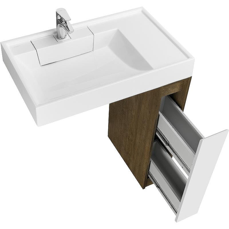 Тумба под раковину Aquaton Лондри 80 1A267101LHDY0 Дуб Кантри без фасада, купить, цена, заказать, магазин, доставка, скидка, промокод, купить, цена, заказать, магазин, доставка, скидка, промокод