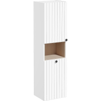 Шкаф пенал Vitra Root Groove 40 L 69093 подвесной с бельевое корзиной Белый матовый, купить, цена, заказать, магазин, доставка, скидка, промокод, купить, цена, заказать, магазин, доставка, скидка, промокод