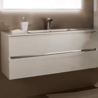 Тумба с раковиной SanVit Кубэ-2 120 kkube2120 в цвете Ral подвесная Белый глянец, купить, цена, заказать, магазин, доставка, скидка, промокод, купить, цена, заказать, магазин, доставка, скидка, промокод