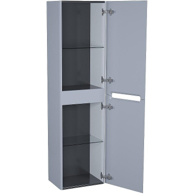 Шкаф пенал Iddis Edifice 40 EDI40L0i97 подвесной Светло-серый