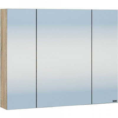 Зеркальный шкаф СанТа Марс 80 700417 Янтарное дерево