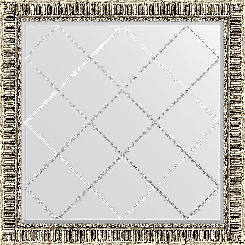 Зеркало Evoform Exclusive-G 107х107 BY 4454 с гравировкой в багетной раме - Серебряный акведук 93, купить, цена, заказать, магазин, доставка, скидка, промокод, купить, цена, заказать, магазин, доставка, скидка, промокод