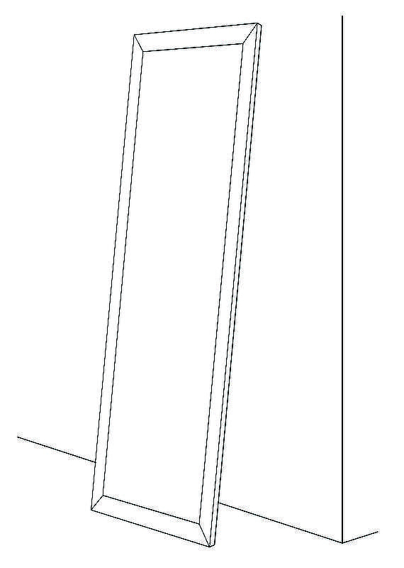 Зеркало Evoform Definite Floor 197х78 BY 6005 в багетной раме - Соты алюминий 70, купить, цена, заказать, магазин, доставка, скидка, промокод, купить, цена, заказать, магазин, доставка, скидка, промокод