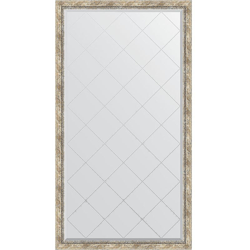 Зеркало Evoform Exclusive-G Floor 198х108 BY 6344 с гравировкой в багетной раме - Прованс с плетением 70, купить, цена, заказать, магазин, доставка, скидка, промокод, купить, цена, заказать, магазин, доставка, скидка, промокод