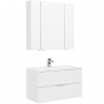 Комплект мебели для ванной Aquanet Алвита 90 237349 подвесной Белый, купить, цена, заказать, магазин, доставка, скидка, промокод, купить, цена, заказать, магазин, доставка, скидка, промокод