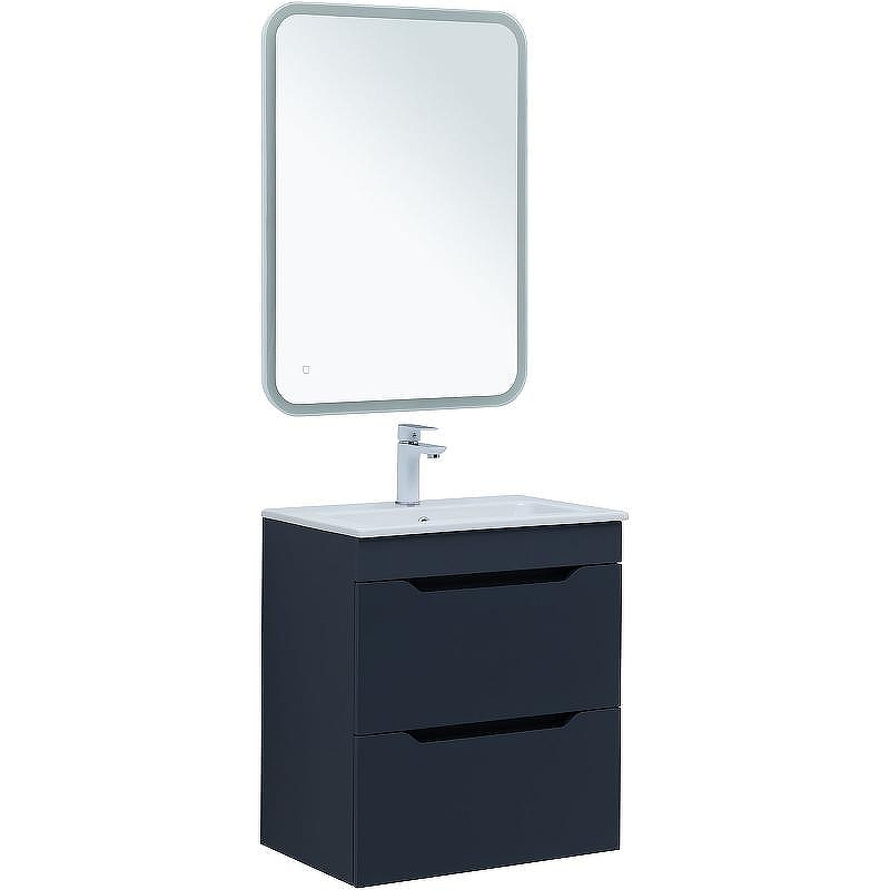 Тумба под раковину Aquanet Практика 60 330458 подвесная Маренго, купить, цена, заказать, магазин, доставка, скидка, промокод, купить, цена, заказать, магазин, доставка, скидка, промокод