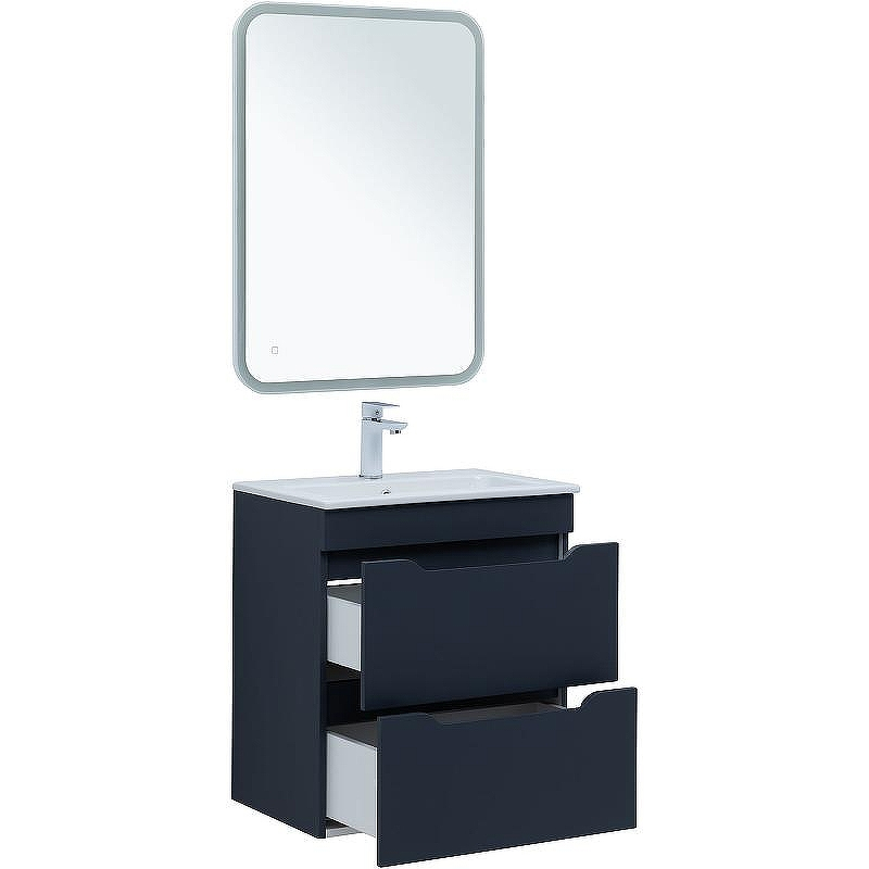 Тумба под раковину Aquanet Практика 60 330458 подвесная Маренго, купить, цена, заказать, магазин, доставка, скидка, промокод, купить, цена, заказать, магазин, доставка, скидка, промокод