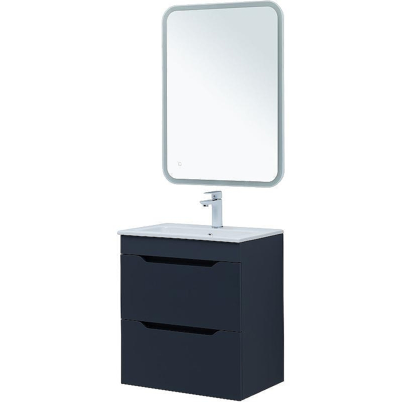 Тумба под раковину Aquanet Практика 60 330458 подвесная Маренго, купить, цена, заказать, магазин, доставка, скидка, промокод, купить, цена, заказать, магазин, доставка, скидка, промокод