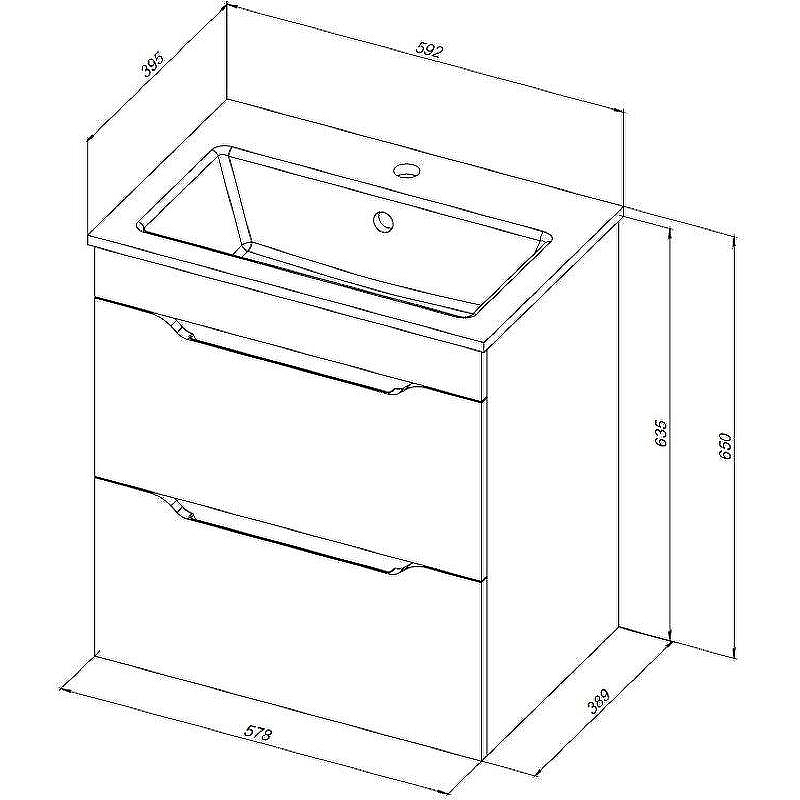Тумба под раковину Aquanet Практика 60 330458 подвесная Маренго, купить, цена, заказать, магазин, доставка, скидка, промокод, купить, цена, заказать, магазин, доставка, скидка, промокод