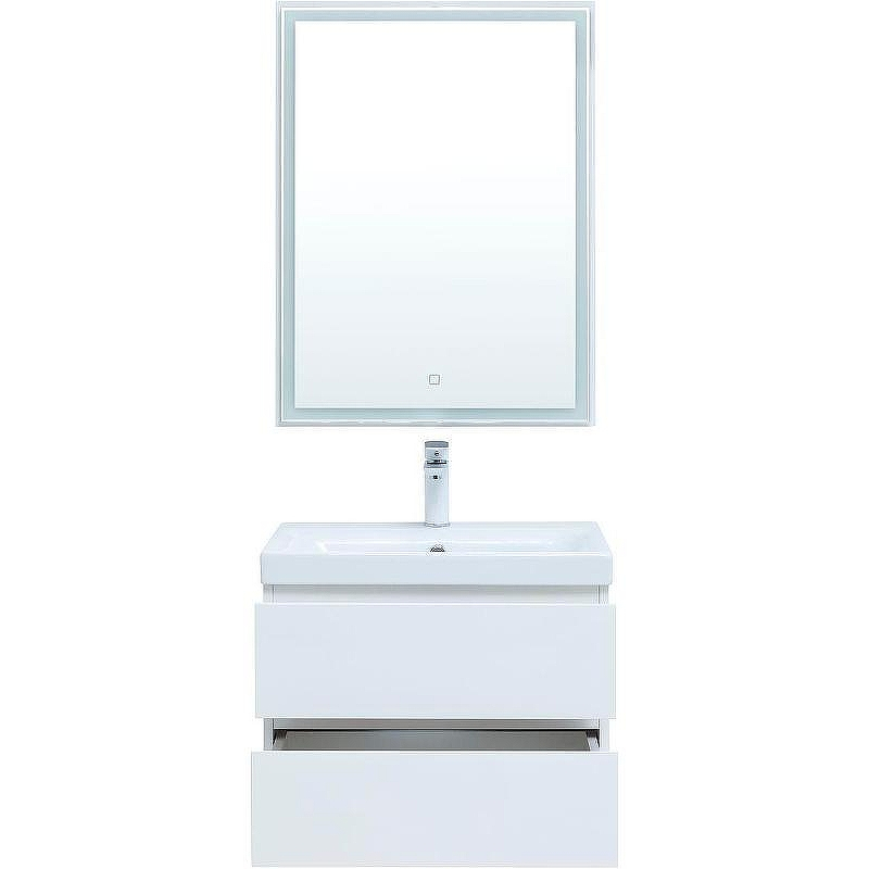 Комплект мебели для ванной Aquanet Беркли 60 306358 подвесной Белый глянец, купить, цена, заказать, магазин, доставка, скидка, промокод, купить, цена, заказать, магазин, доставка, скидка, промокод