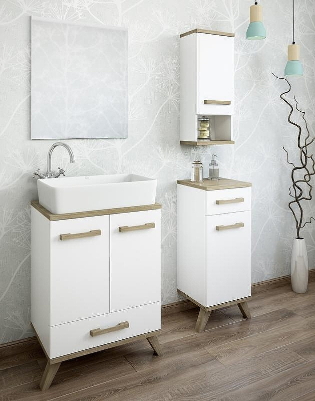 Тумба Sanflor Ингрид 30 С03689 Белая Швейцарский вяз, купить, цена, заказать, магазин, доставка, скидка, промокод, купить, цена, заказать, магазин, доставка, скидка, промокод