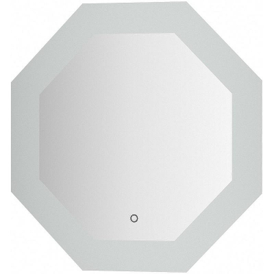 Зеркало Evoform Ledshine 60x60 BY 2603 с подсветкой 19 W - сенсорный выключатель - нейтральный белый свет