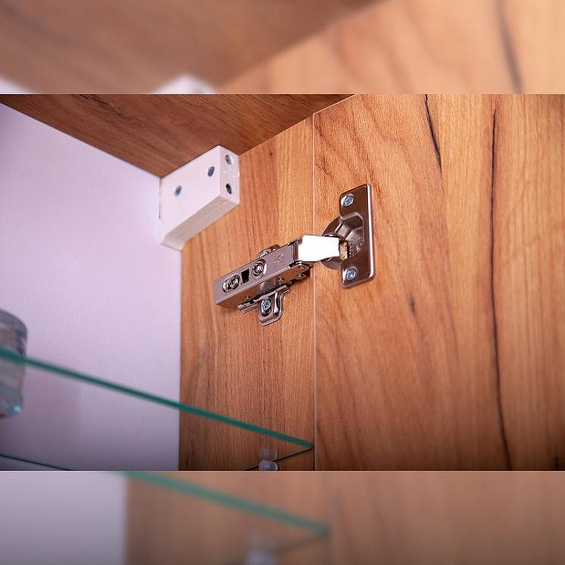 Зеркальный шкаф Бриклаер Форест 40 4627125414695 с подсветкой Дуб золотой Антрацит, купить, цена, заказать, магазин, доставка, скидка, промокод, купить, цена, заказать, магазин, доставка, скидка, промокод