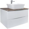 Тумба под раковину Bond Cube 80 T09805 подвесная Белая матовая Дуб, купить, цена, заказать, магазин, доставка, скидка, промокод, купить, цена, заказать, магазин, доставка, скидка, промокод