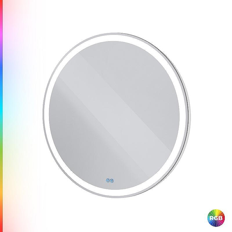 Зеркало Cezares Multicolore 80 CZR-SPC-MC-800-RGB-TCH с подсветкой с сенсорным выключателем и функцией памяти, купить, цена, заказать, магазин, доставка, скидка, промокод, купить, цена, заказать, магазин, доставка, скидка, промокод
