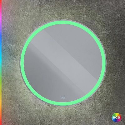 Зеркало Cezares Multicolore 80 CZR-SPC-MC-800-RGB-TCH с подсветкой с сенсорным выключателем и функцией памяти