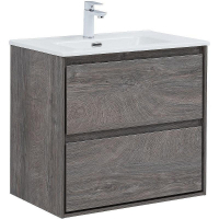 Тумба под раковину Aquanet Милан 70 336373 подвесная Дуб рошелье, купить, цена, заказать, магазин, доставка, скидка, промокод, купить, цена, заказать, магазин, доставка, скидка, промокод