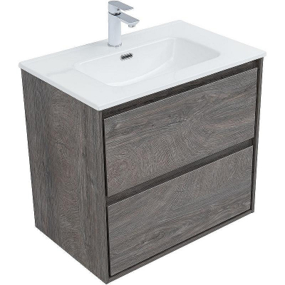 Тумба под раковину Aquanet Милан 70 336373 подвесная Дуб рошелье