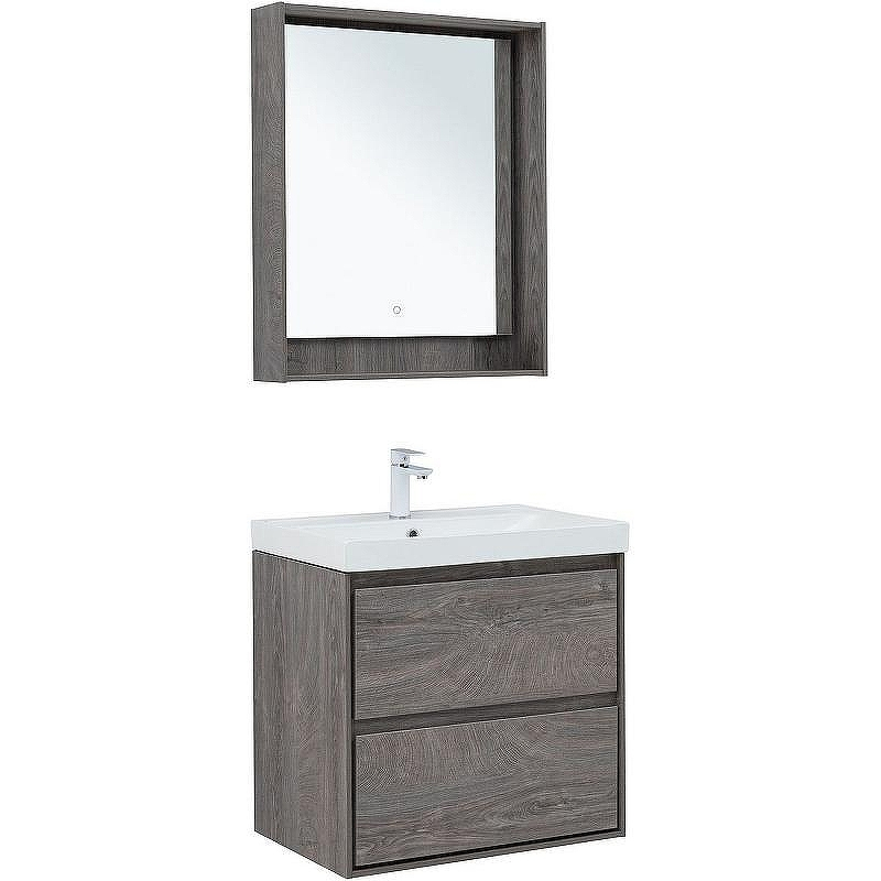 Тумба под раковину Aquanet Милан 70 336373 подвесная Дуб рошелье, купить, цена, заказать, магазин, доставка, скидка, промокод, купить, цена, заказать, магазин, доставка, скидка, промокод