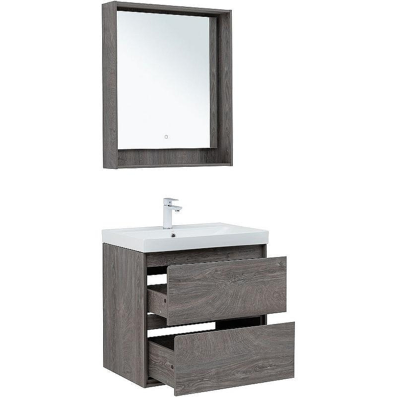 Тумба под раковину Aquanet Милан 70 336373 подвесная Дуб рошелье, купить, цена, заказать, магазин, доставка, скидка, промокод, купить, цена, заказать, магазин, доставка, скидка, промокод