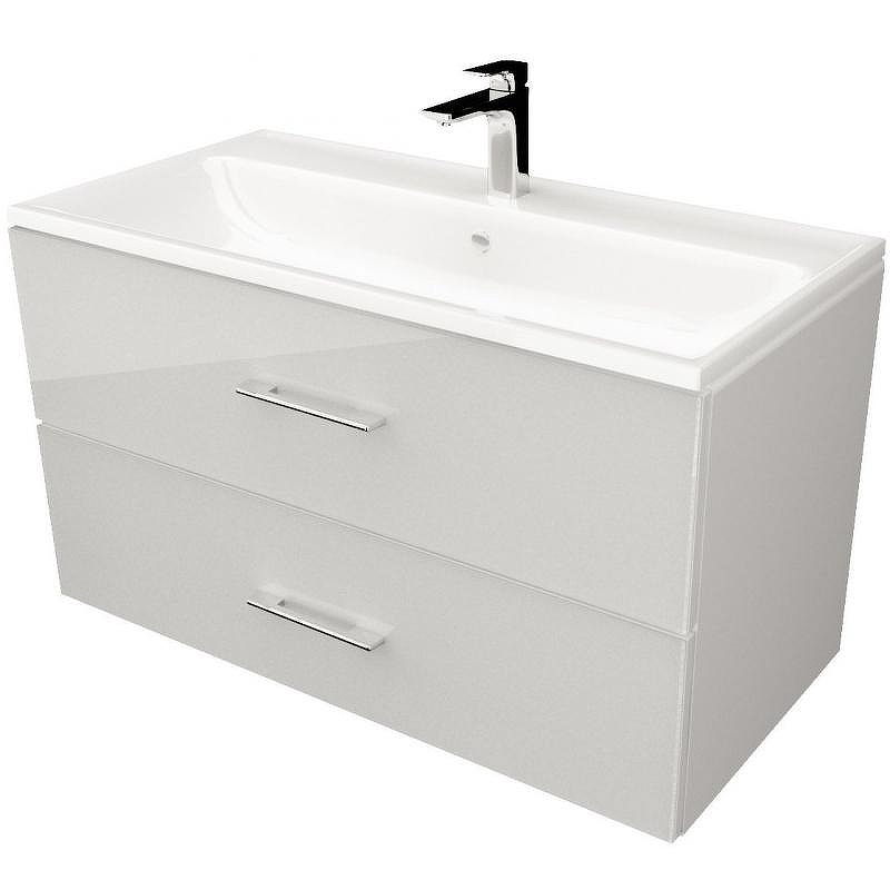 Тумба с раковиной Marka One Elena 80П У96878 подвесная Белый глянец, купить, цена, заказать, магазин, доставка, скидка, промокод, купить, цена, заказать, магазин, доставка, скидка, промокод