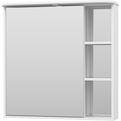 Зеркальный шкаф Misty Венера 80 L П-Внр04080-01СвЛ с подсветкой Белый
