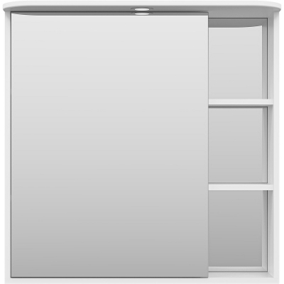 Зеркальный шкаф Misty Венера 80 L П-Внр04080-01СвЛ с подсветкой Белый