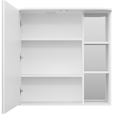 Зеркальный шкаф Misty Венера 80 L П-Внр04080-01СвЛ с подсветкой Белый