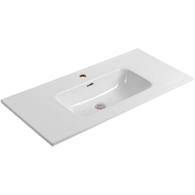 Тумба с раковиной Aquatek Вега 100 AQ77100-GS подвесная Шалфей зеленый