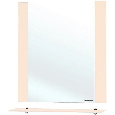 Зеркало Bellezza Рокко 70 4613711030073 с полкой Бежевое