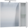 Зеркало со шкафом СанТа Альтаир 70 700500 с подсветкой Белый глянец, купить, цена, заказать, магазин, доставка, скидка, промокод, купить, цена, заказать, магазин, доставка, скидка, промокод