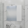Зеркало со шкафом СанТа Альтаир 70 700500 с подсветкой Белый глянец, купить, цена, заказать, магазин, доставка, скидка, промокод, купить, цена, заказать, магазин, доставка, скидка, промокод