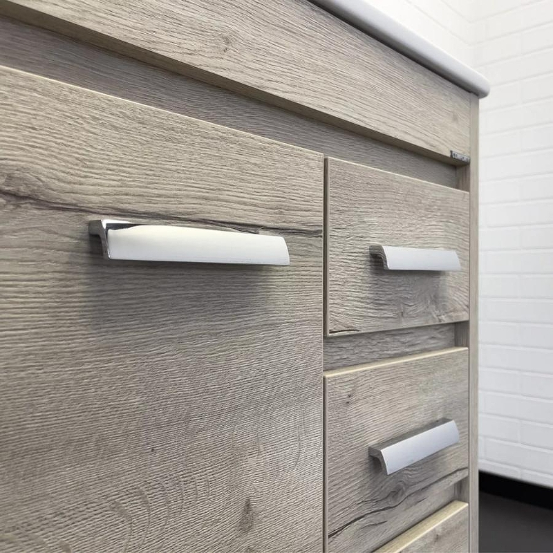 Тумба с раковиной Comforty Марио 75 00-00016096 Дуб дымчатый, купить, цена, заказать, магазин, доставка, скидка, промокод, купить, цена, заказать, магазин, доставка, скидка, промокод